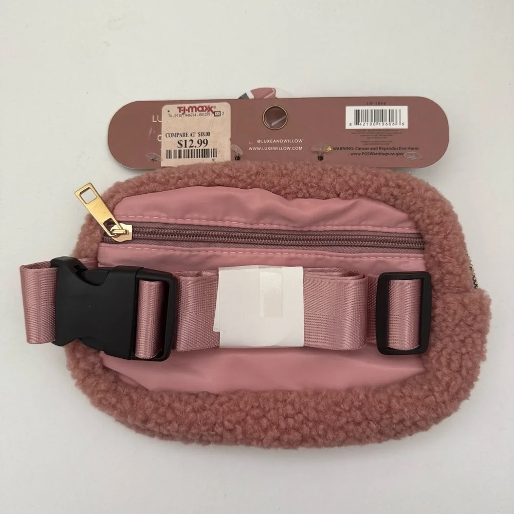 NWT | Sherpa Fanny Pack Bundle | Steve Madden + Luxe & Willow - Picture 7 of 13